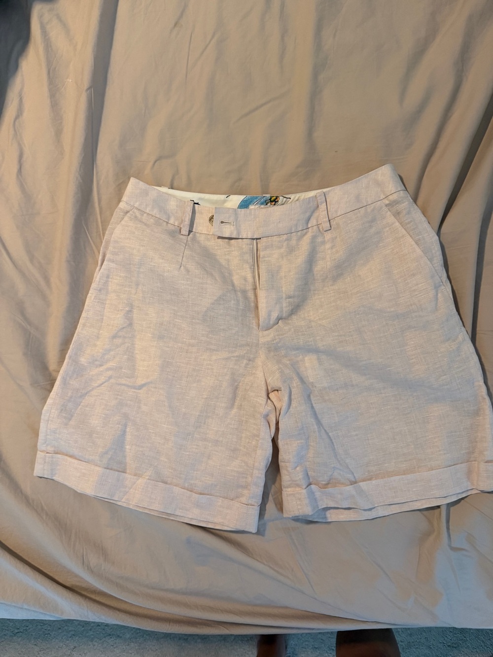 Peter Millar Women's Linen-Blend Shorts NWT